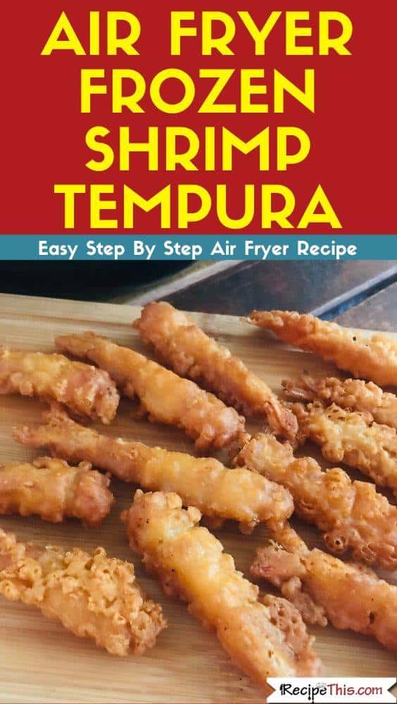 Tempura frozen food