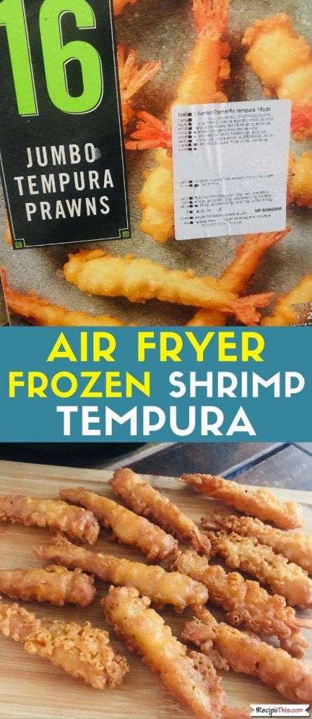Air Fryer Frozen Tempura Shrimp recipe