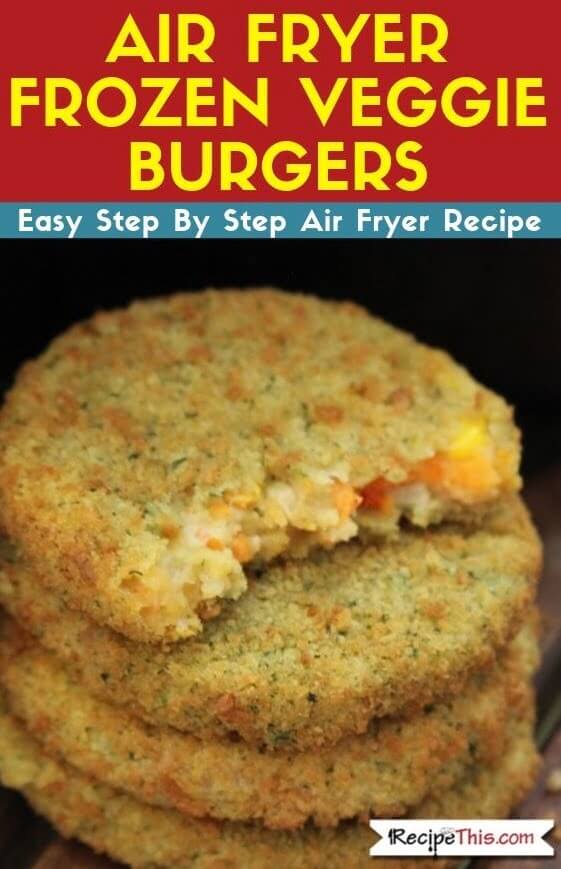 Recipe This Air Fryer Frozen Veggie Burgers