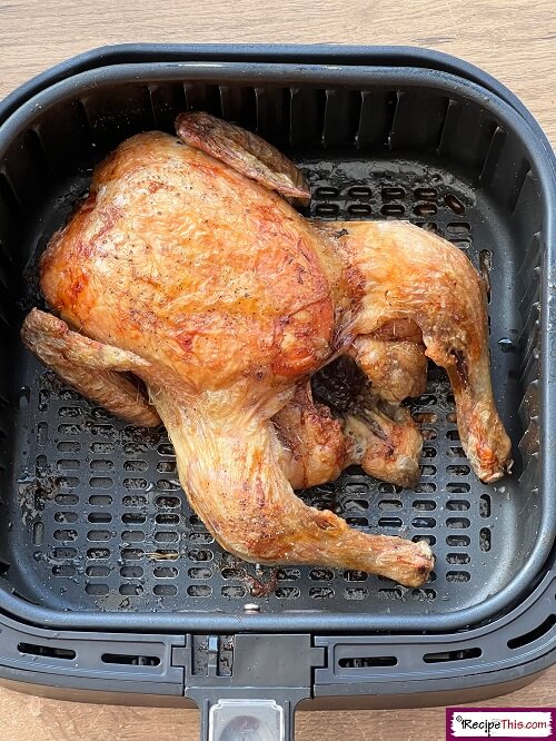 Air fryer outlet roast chicken