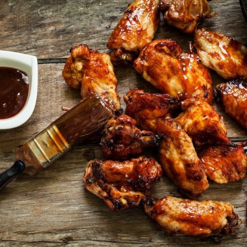 These air fryer honey barbeque chicken wings give a great flavour with hardly any preparation and a delicious end result.