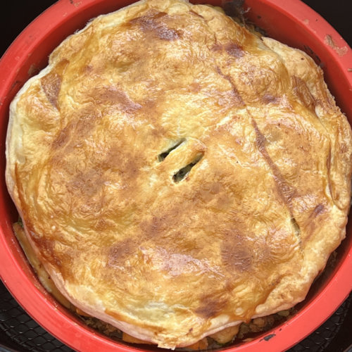 Air Fryer Leftover Turkey Pie