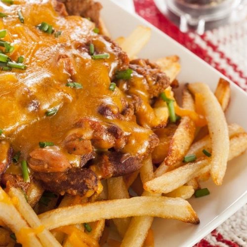 Welcome to my Air Fryer Messy Sloppy Joes Cheesy Fries recipe.