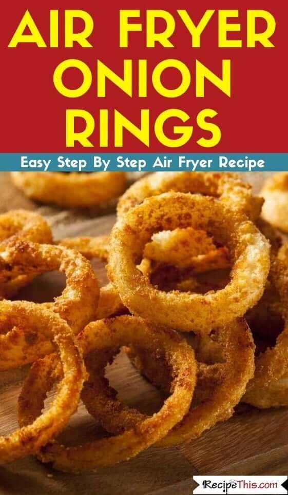 Flourless Air Fryer Onion Rings