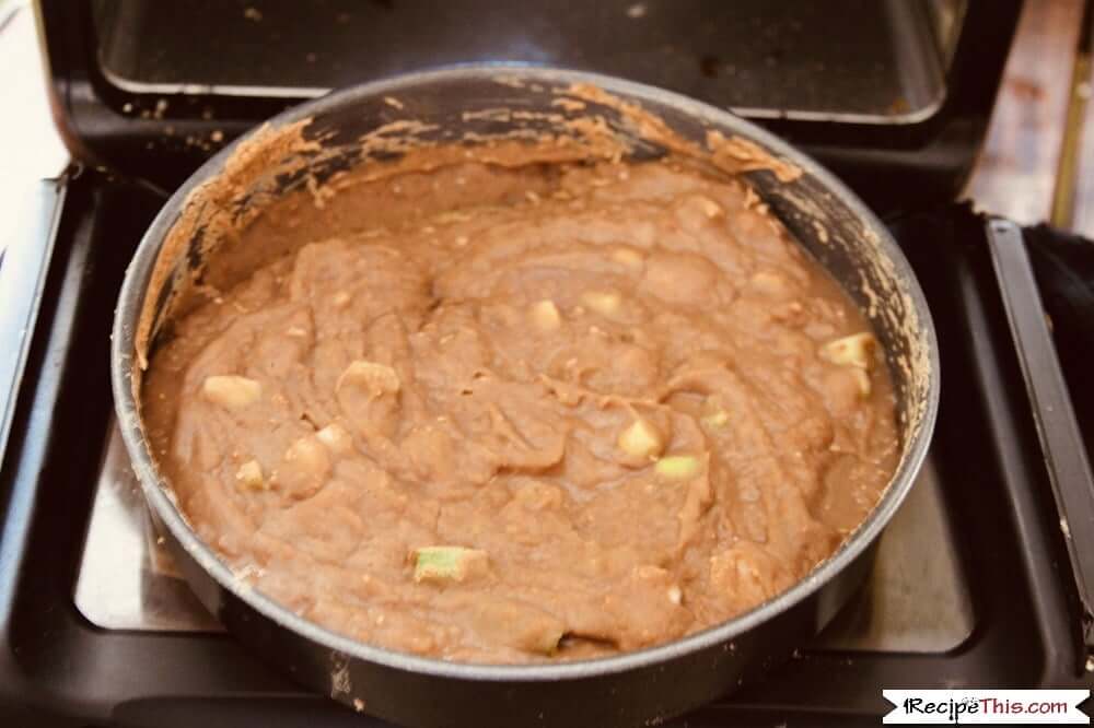 Air Fryer Oven Cheese Nachos refried beans