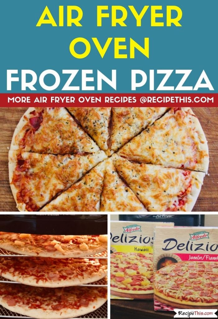 Air Fryer Oven Frozen Pizza step by step