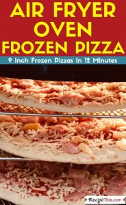 Air Fryer Oven Frozen Pizzas air fryer oven recipes