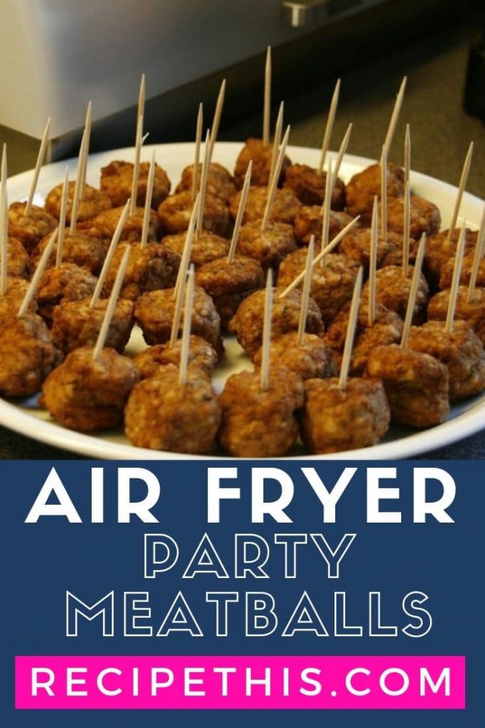 Air Fryer Party Meatballs