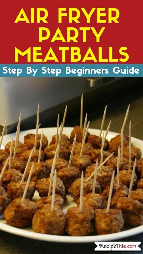 Air Fryer Party Meatballs