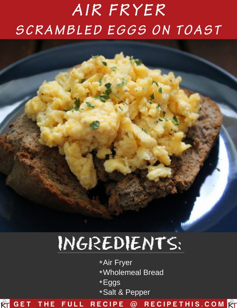 Scrambled Eggs in the Air Fryer - My Air Fryer Kitchen