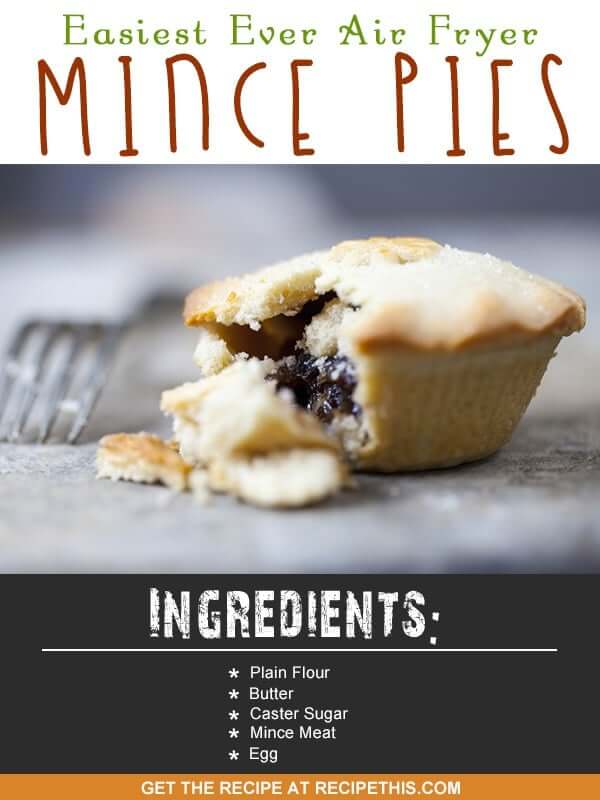 Airfryer Recipes | Welcome to my Easiest Ever Air Fryer Mince Pies recipe from RecipeThis.com