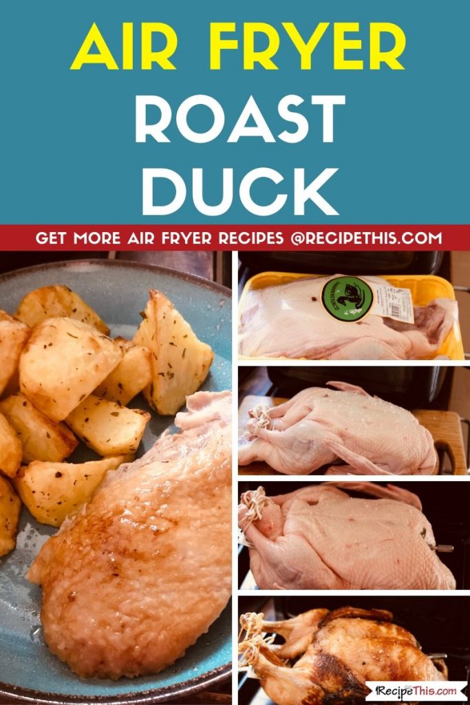 Air Fryer Roast Duck step by step