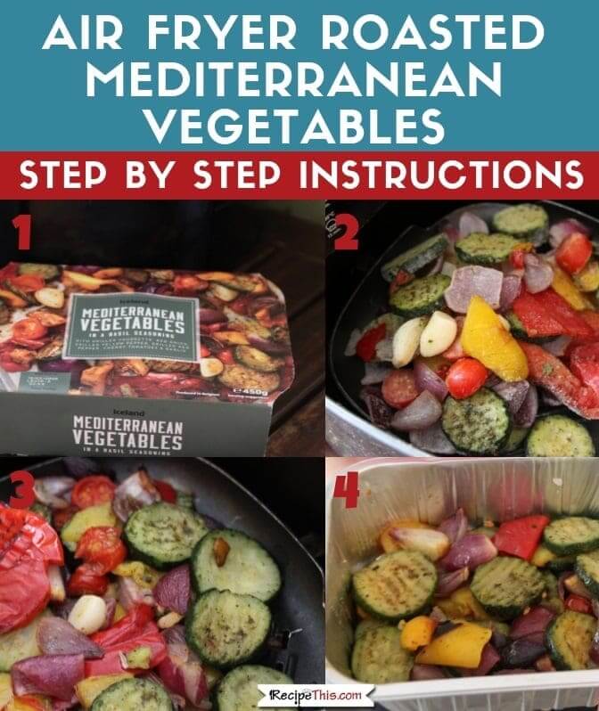 Air Fryer Roasted Mediterranean Vegetables