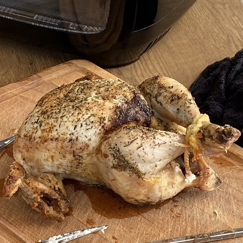 Air Fryer Rotisserie Chicken 