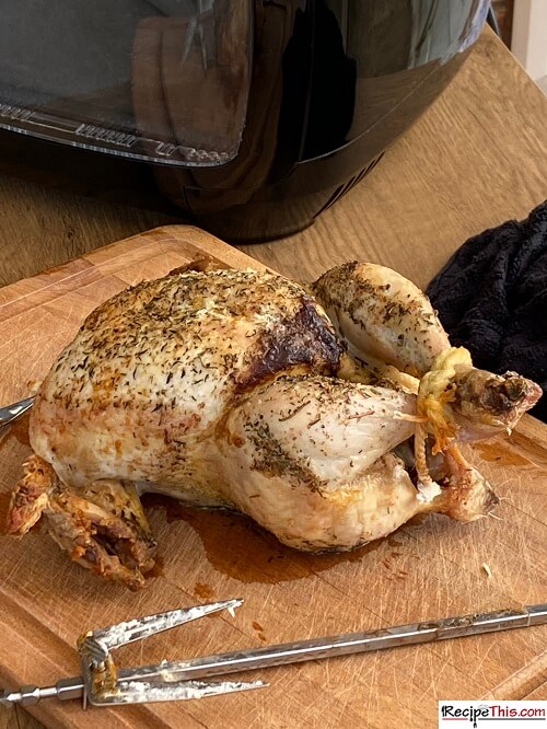 Air Fryer Rotisserie Chicken