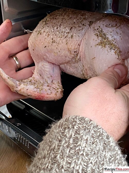 Easy Air Fryer Rotisserie Chicken