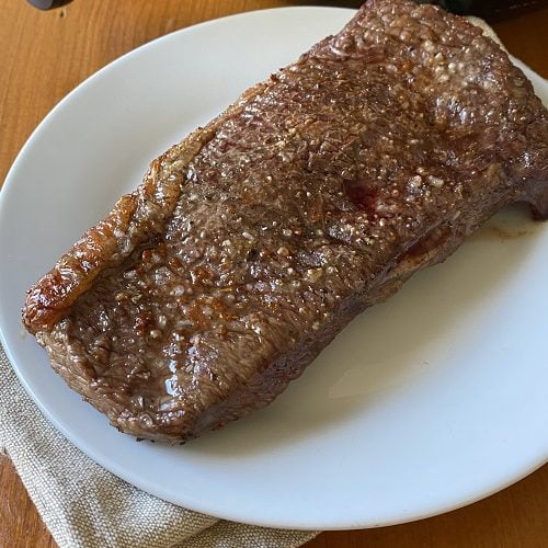 Cooking rump clearance steak medium rare