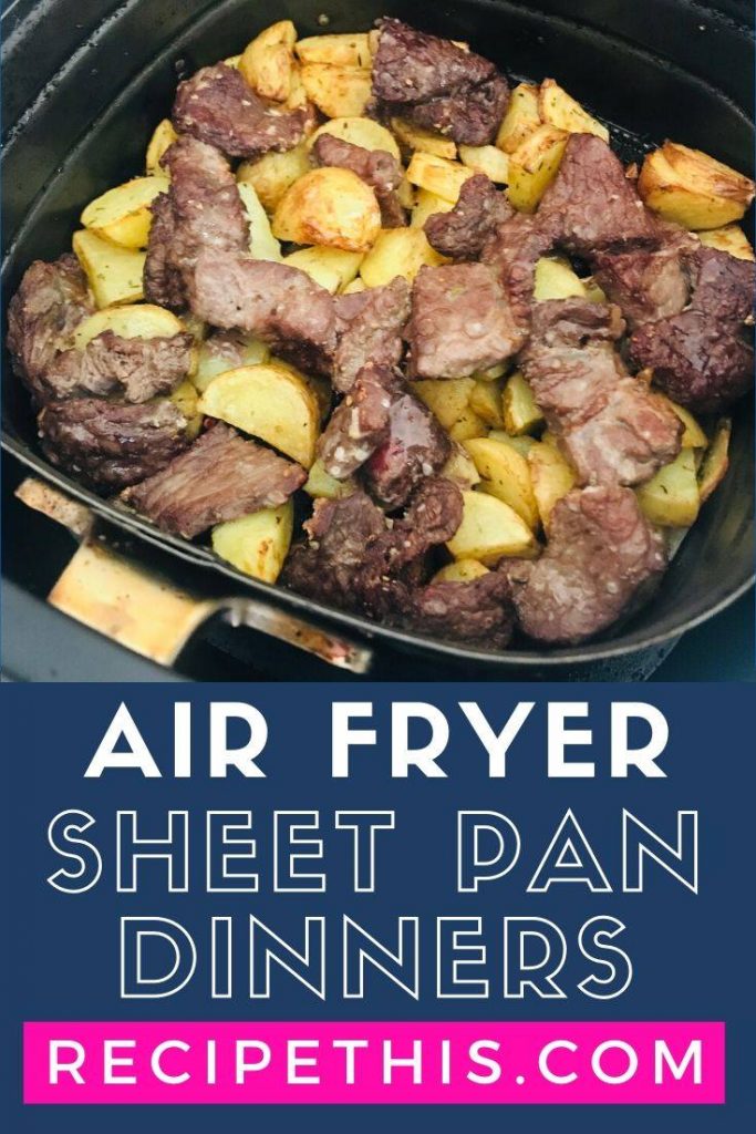 Air Fryer Sheet Pan Dinners at recipethis.com