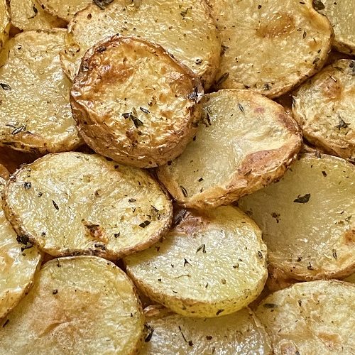 Air Fryer Sliced Potatoes