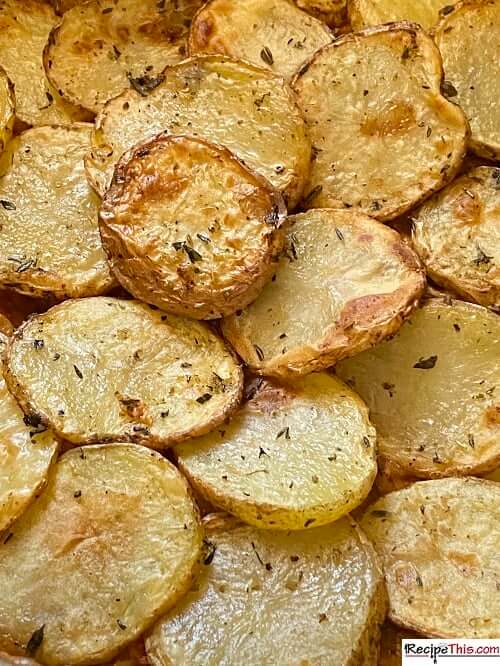 Air Fryer Sliced Potatoes