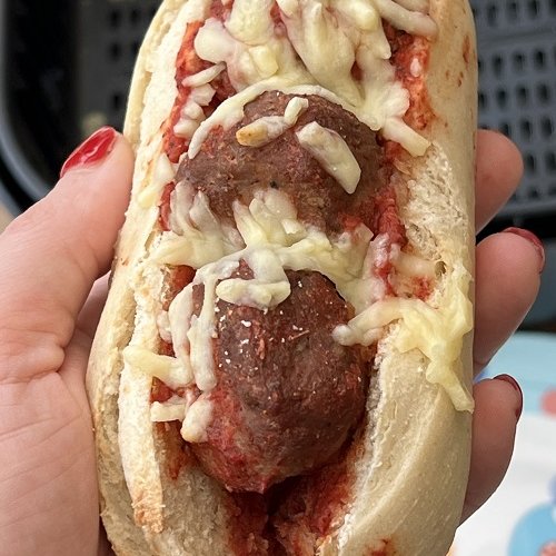 Air Fryer Subway Meatball Sub