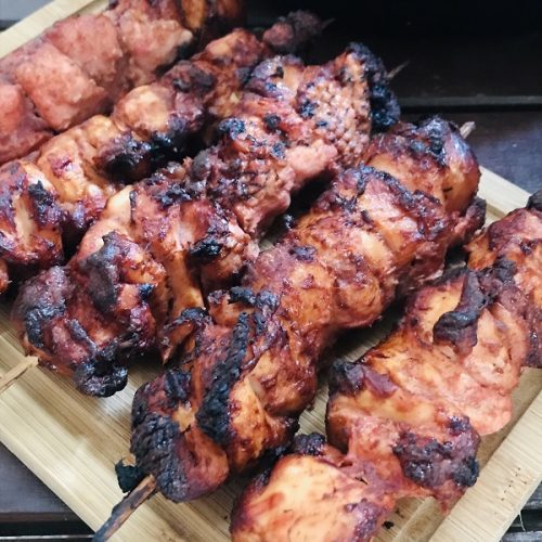 Air Fryer Tandoori Chicken Kebabs