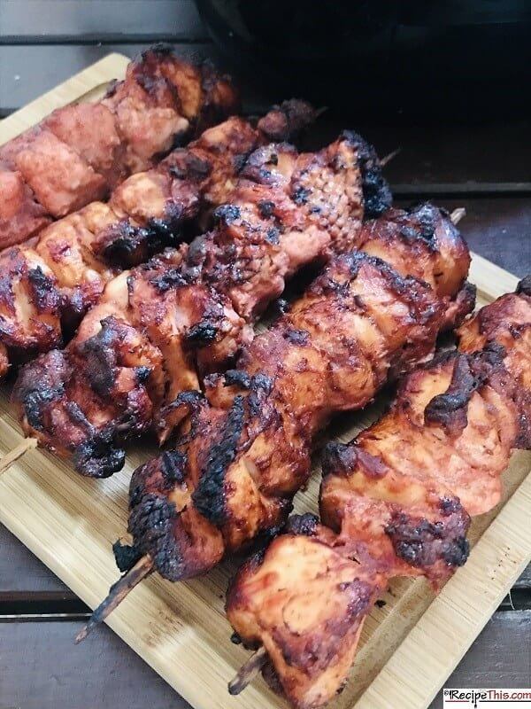 Air Fryer Tandoori Chicken Kebabs | Recipe This