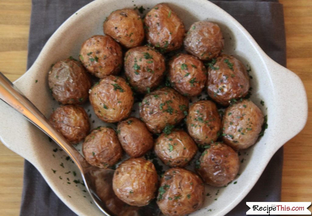 Air Fryer Truly Crispy Baby Potatoes