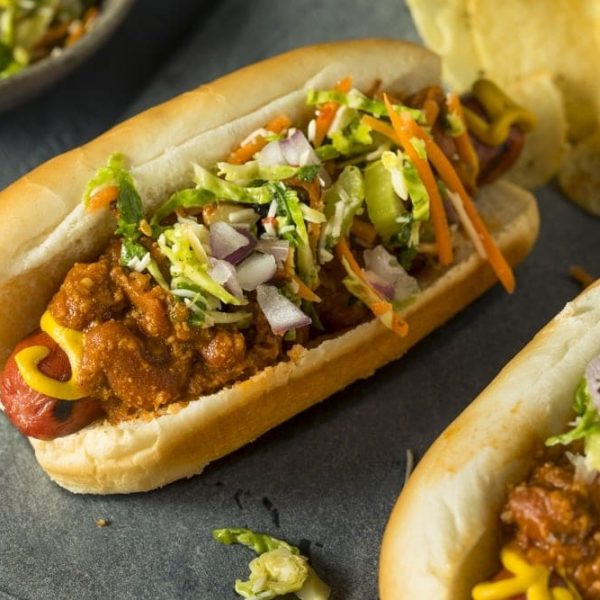 Recipe This Air Fryer Chili Cheese Dogs
