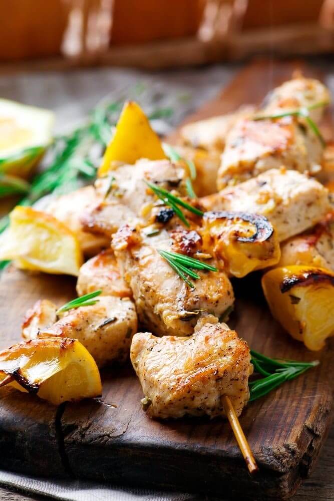 Airfryer Greek Chicken Souvlaki recipe 