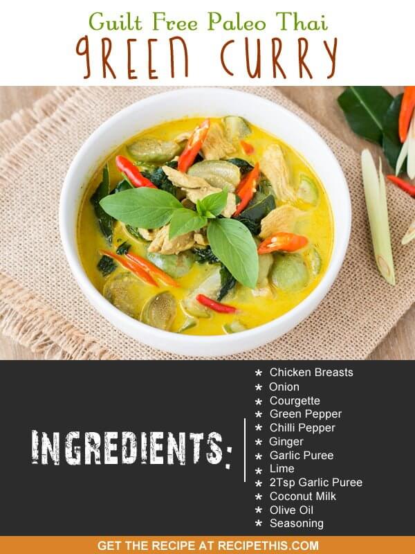 Paleo store green curry