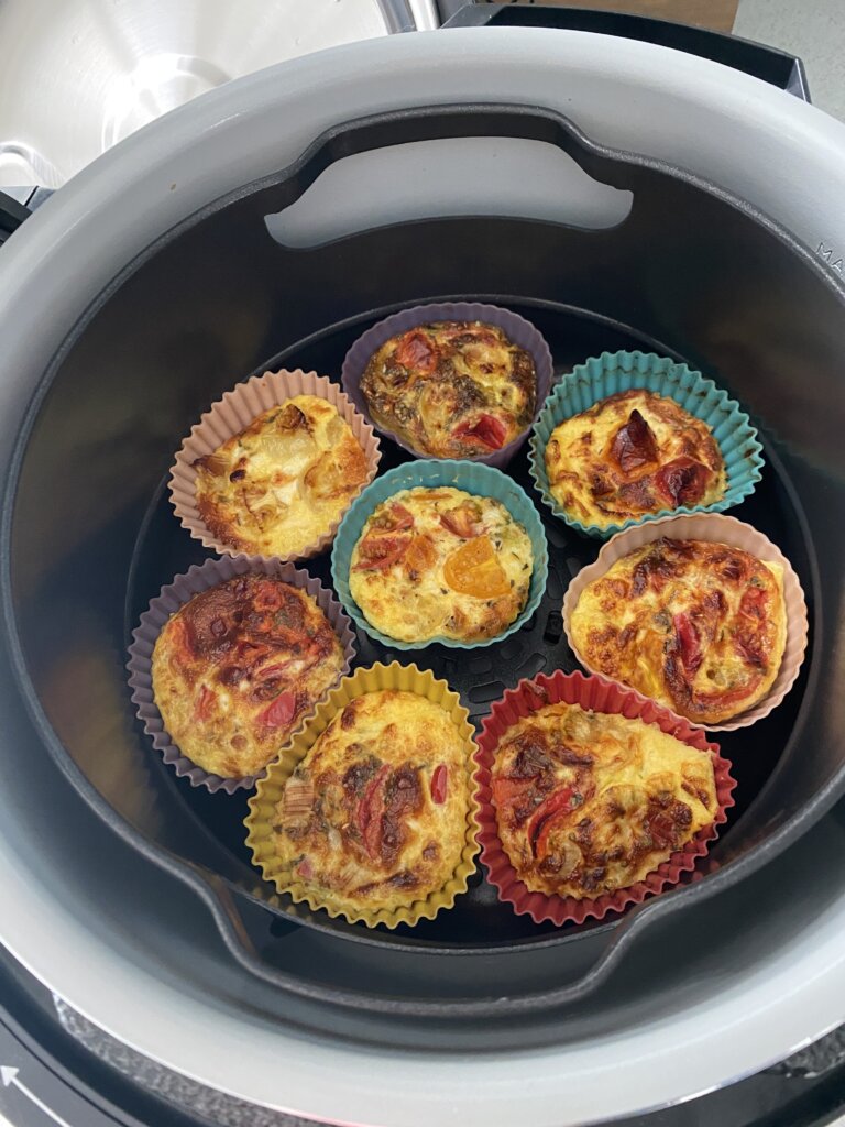 Aldi Meal Plan Day #2 air fryer egg cups