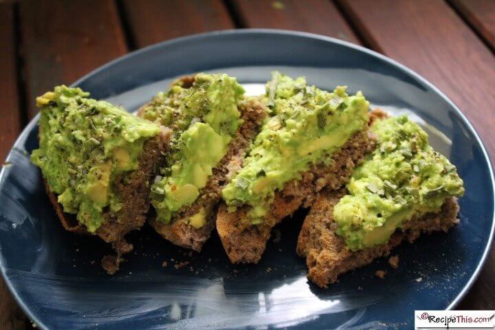 Avocado On Toast In The Air Fryer