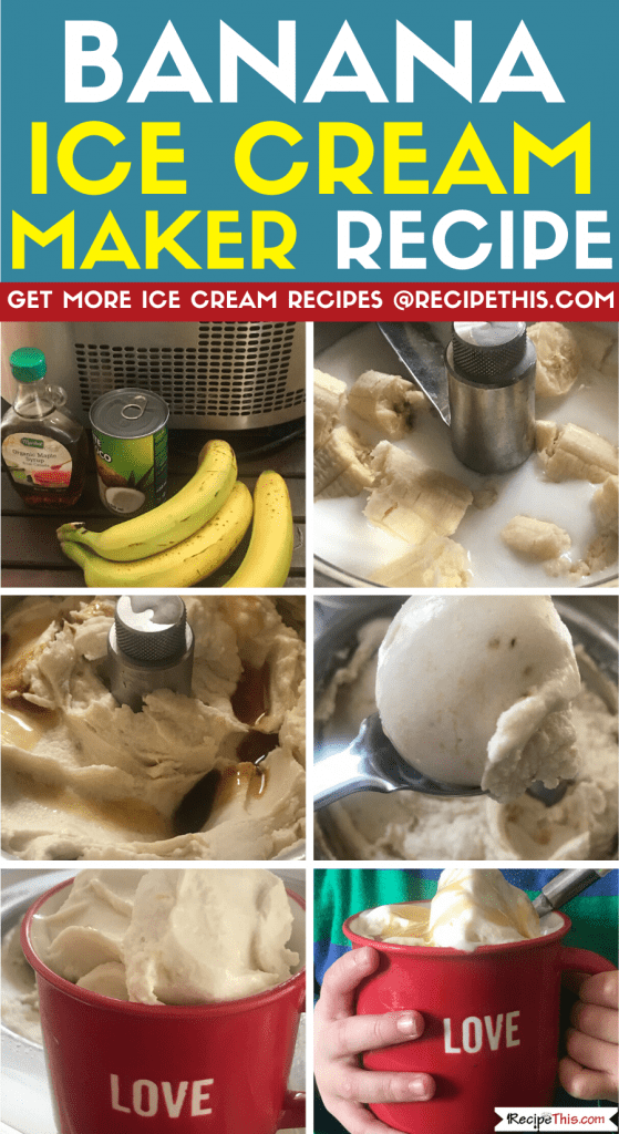 Banana ice cream maker recipe new arrivals