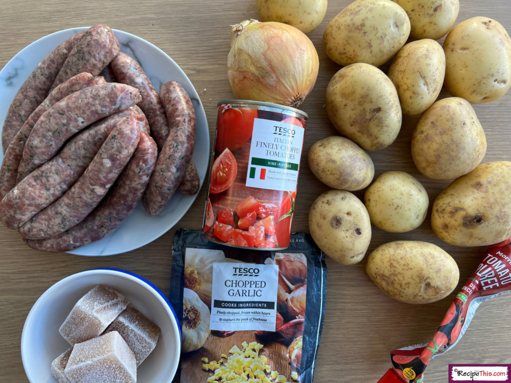 Bangers And Mash Instant Pot Ingredients