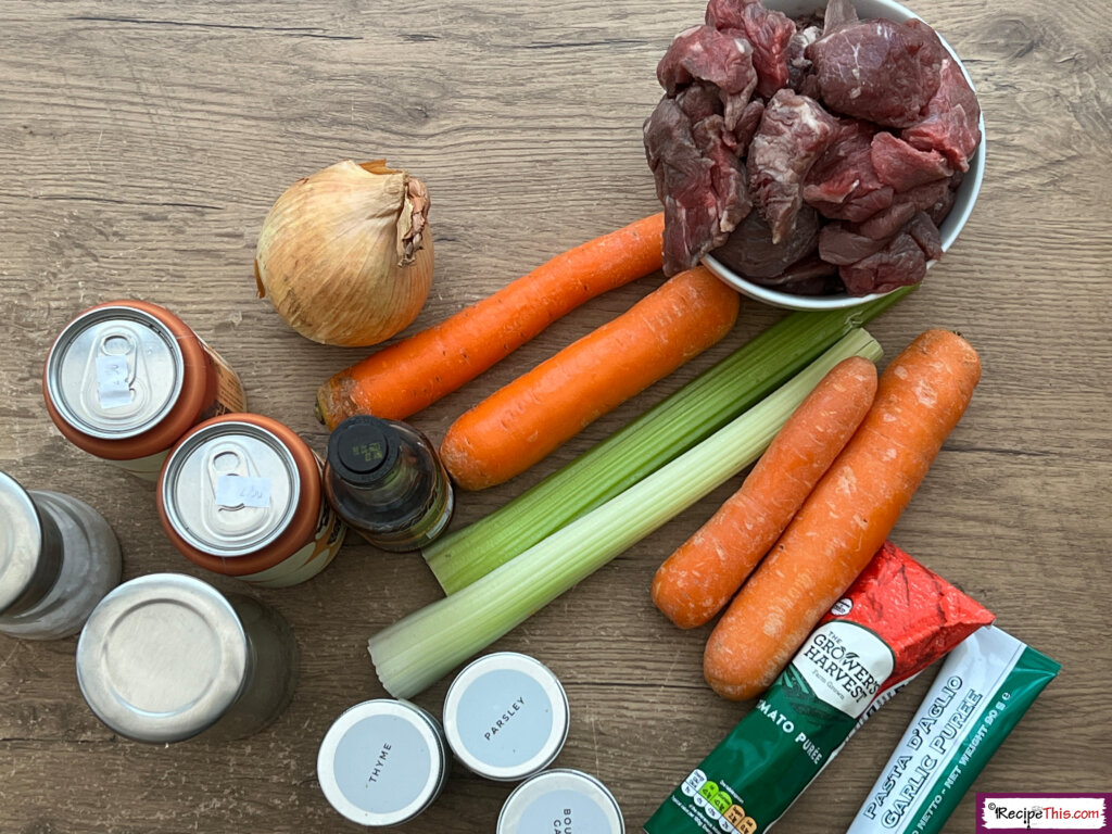 Beef And Ale Stew Slow Cooker Ingredients