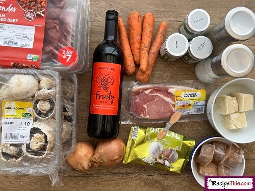 Beef Bourguignon Slow Cooker Ingredients