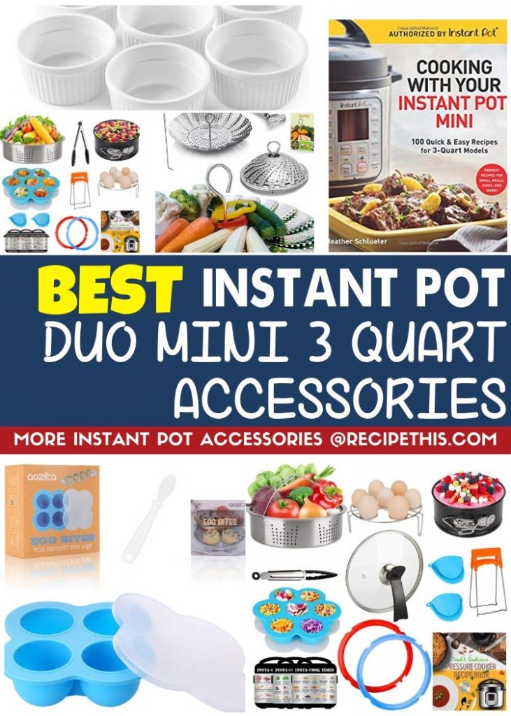 Recipe This  Best Instant Pot Duo Mini 3 Quart Accessories