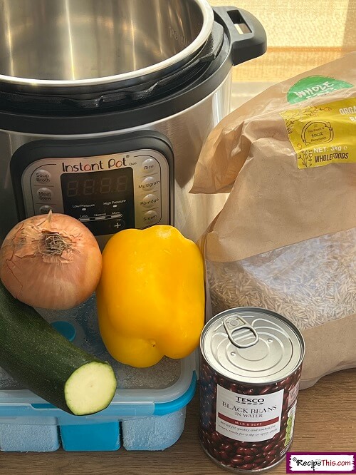 Black Beans And Rice Instant Pot Ingredients