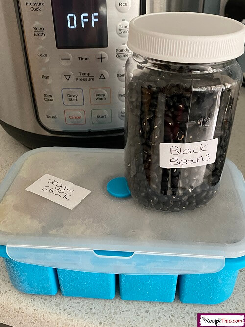 Black Beans Instant Pot Ingredients