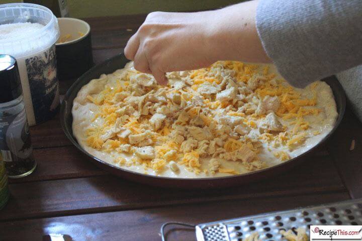 Bread Maker Chicken & Sweetcorn Pizza