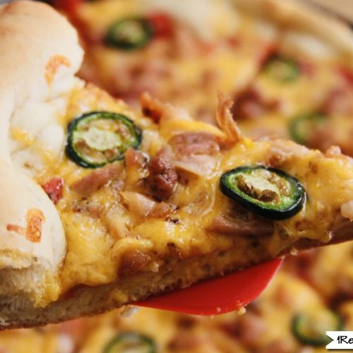 Bread Maker Jalapeno Popper Pizza