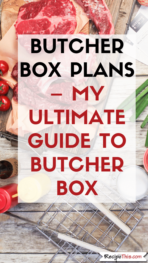 Butcher Box Plans