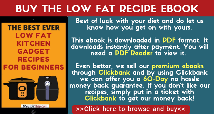 Buy The Low Fat Recipe Ebook