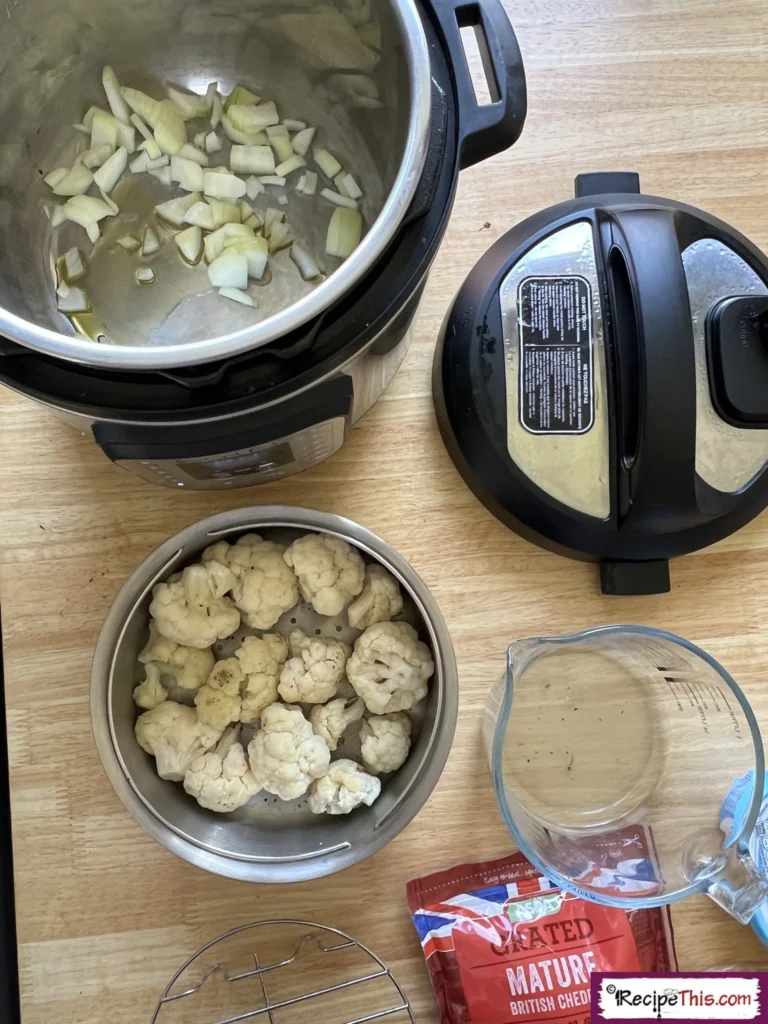 Cauliflower Cheese Instant Pot Ingredients