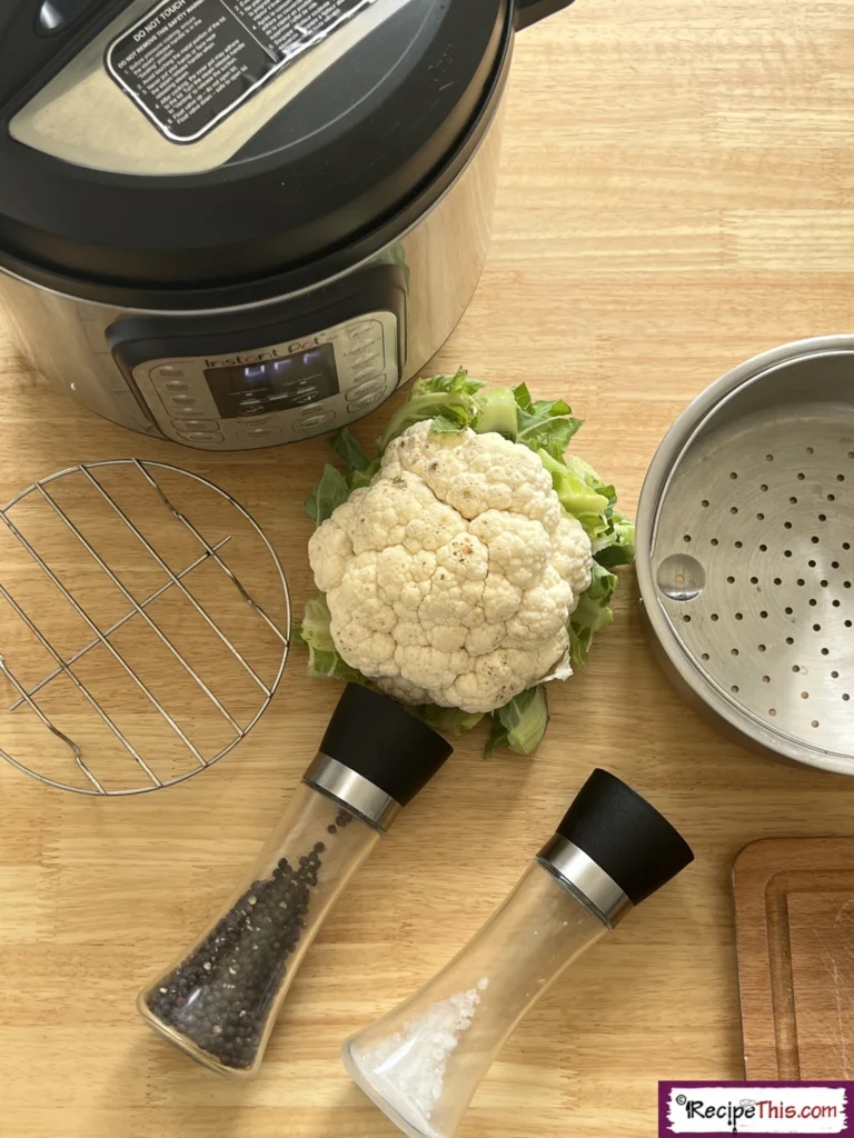 Cauliflower Instant Pot Ingredients