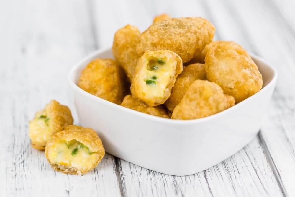 Cheese & Onion Nuggets Recipe.