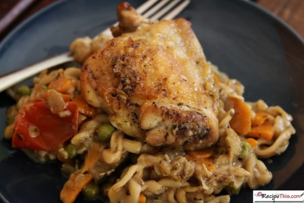 Chicken Thighs Pasta Bake | Recipe This