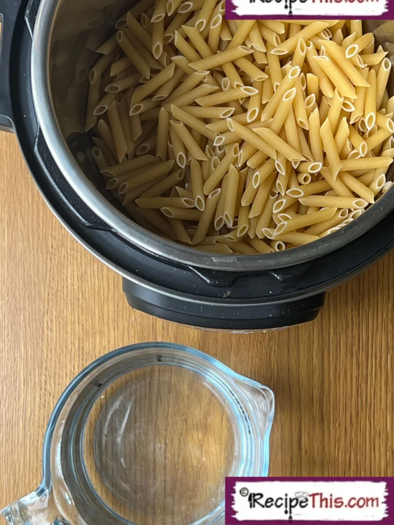 Cooking Pasta In Instant Pot