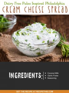 "Here are the ingredients for our Paleo inspired cream cheese recipe."